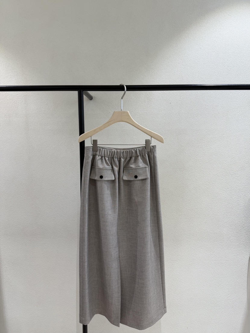 POSTMODERN東大門直郵㊣女裝新品熱賣休閑26春夏職業長裙春款POSTMODERN長裙