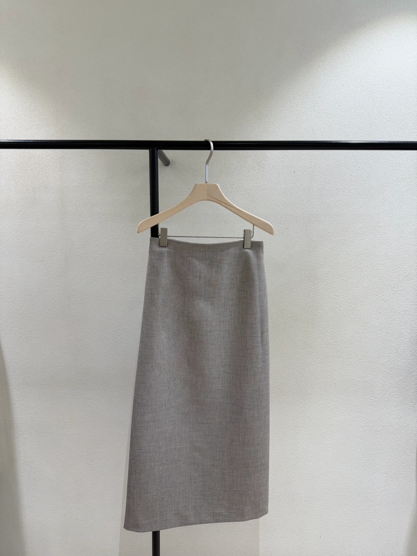 POSTMODERN東大門直郵㊣女裝新品熱賣休閑26春夏職業長裙春款POSTMODERN長裙圖色1