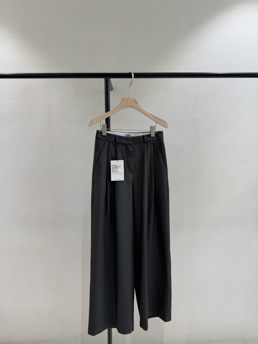 POSTMODERN韓國直郵㊣女士新品真品26春夏職業休閑休閑褲春款POSTMODERN休閑褲圖色1墨色