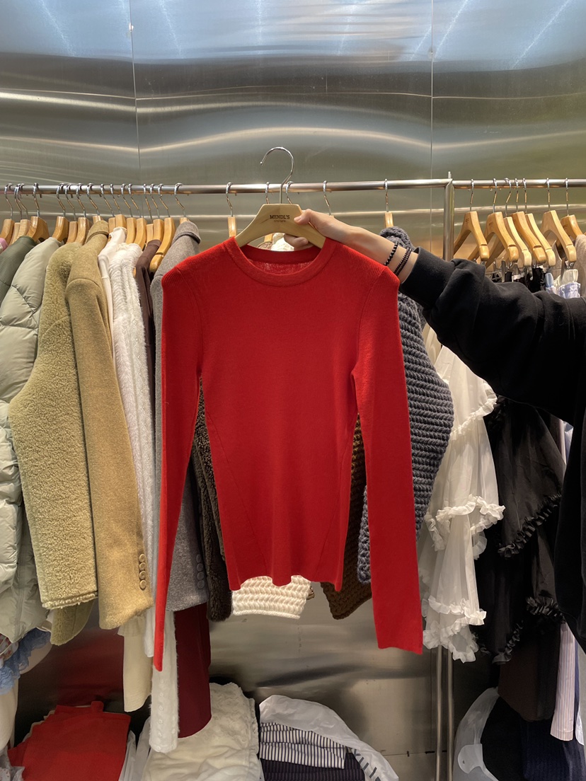 MENDL S韓國直郵㊣女裝新款時尚人氣職業休閑26春夏針織衫春款MENDL S針織衫圖色2