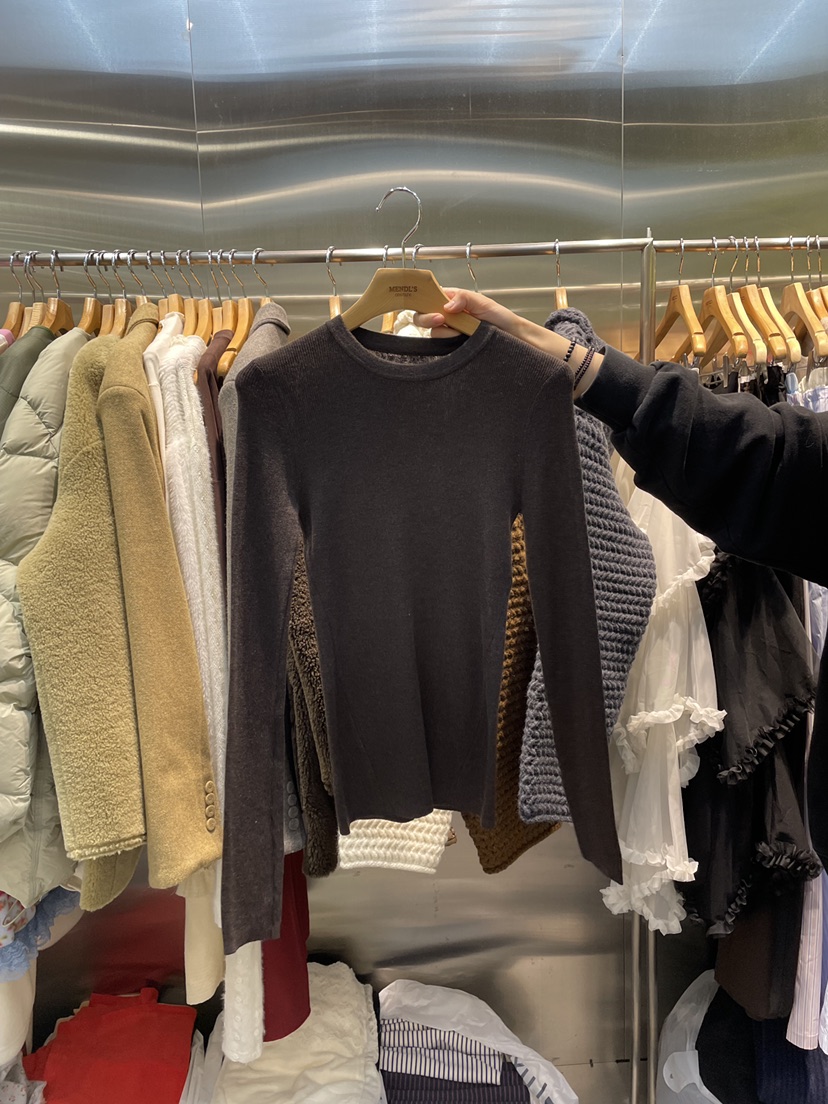 MENDL S韓國直郵㊣女裝新款時尚人氣職業休閑26春夏針織衫春款MENDL S針織衫圖色3