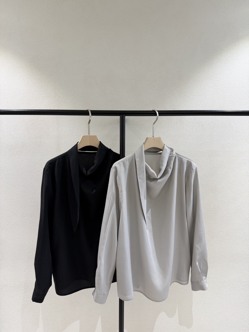 POSTMODERN㊣東大門代購女士新款人氣職業襯衫蕾絲衫春款圍巾POSTMODERN襯衫/蕾絲衫