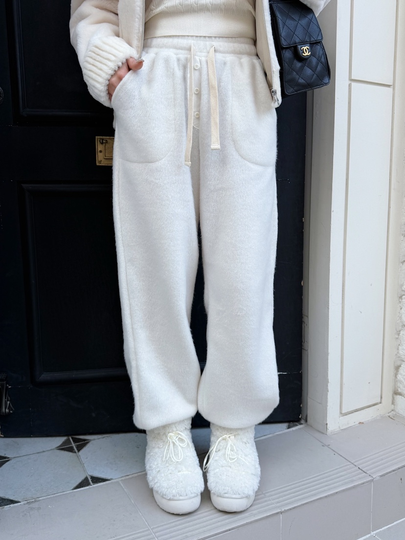 MARKE-P㊣東大門代購女裝新款26春夏人氣真品休閑休閑褲絨MARKE-P休閑褲