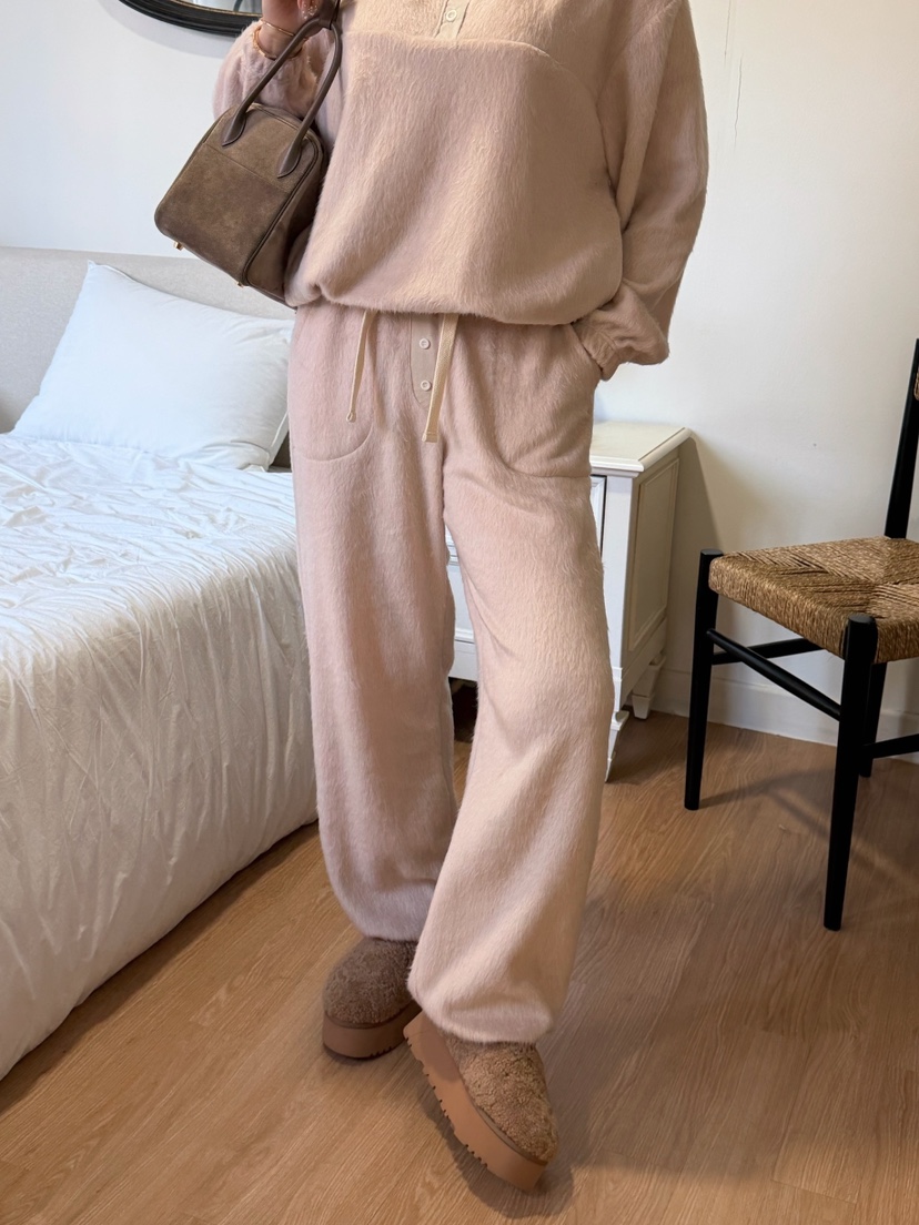 MARKE-P㊣東大門代購女裝新款26春夏人氣真品休閑休閑褲絨MARKE-P休閑褲