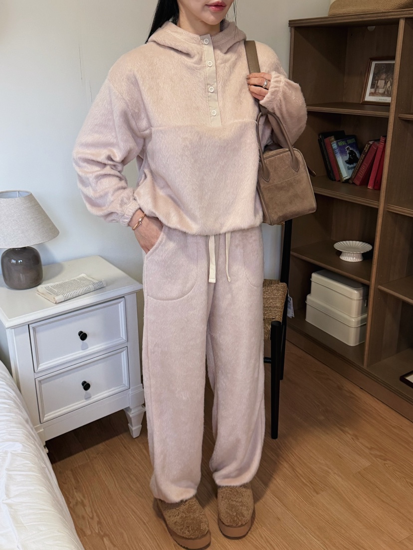 MARKE-P㊣東大門代購女裝新款26春夏人氣真品休閑休閑褲絨MARKE-P休閑褲