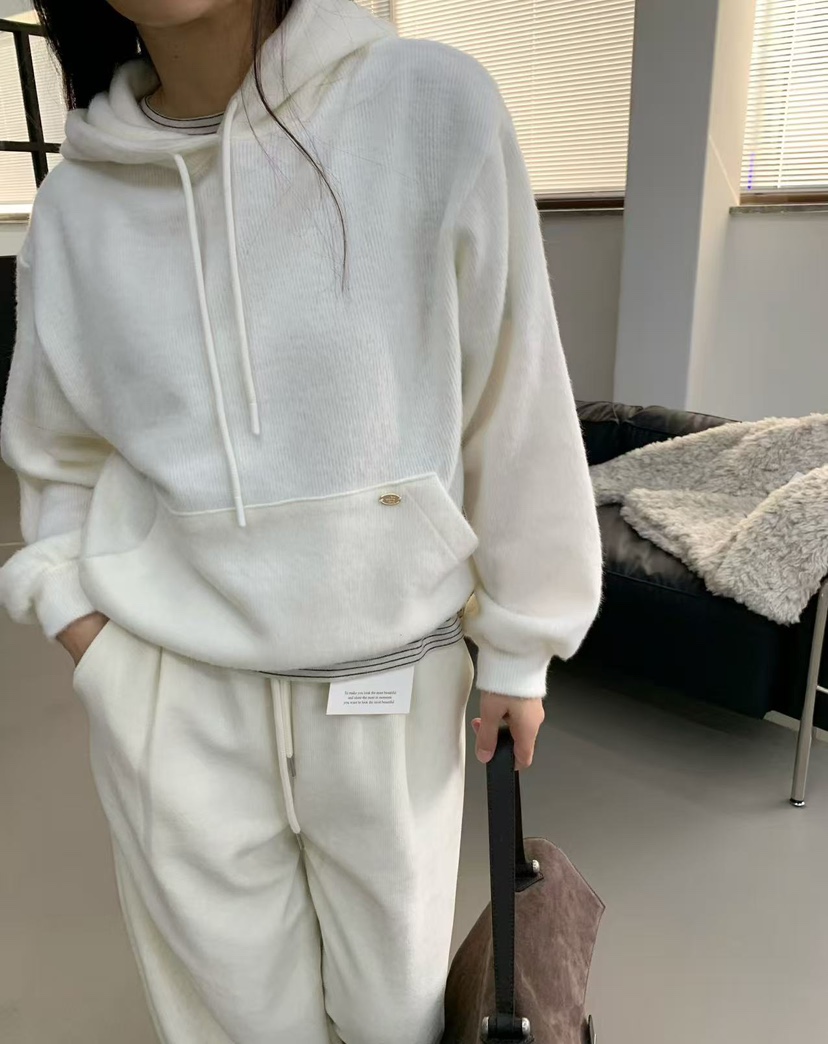 J CRANE-A韓國直郵㊣女士新品熱賣推薦時尚休閑衛衣連帽衫J CRANE衛衣