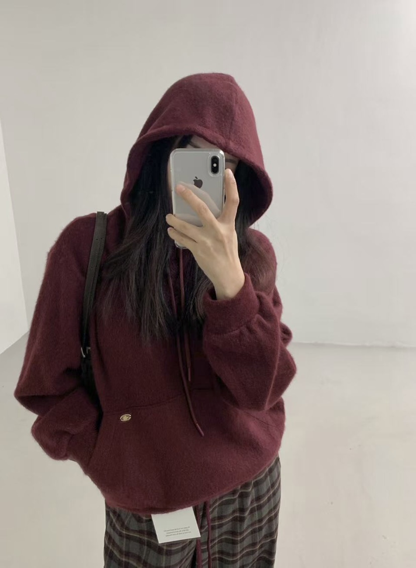 J CRANE-A韓國直郵㊣女士新品熱賣推薦時尚休閑衛衣連帽衫J CRANE衛衣