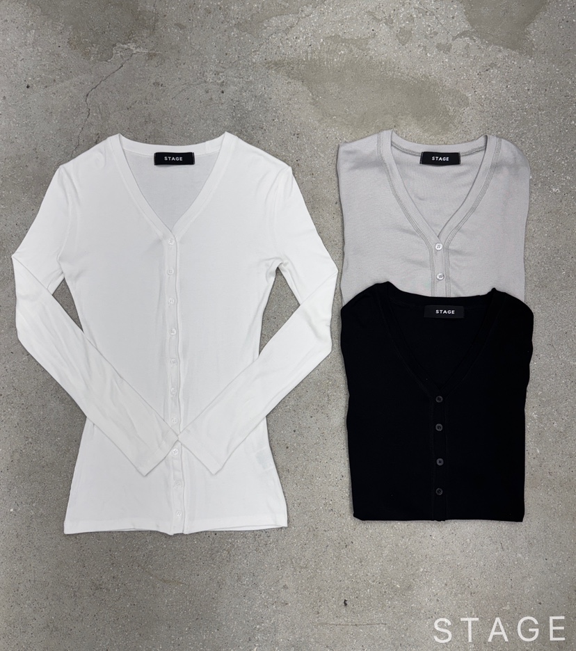 STAGE韓國代購㊣女士新品熱賣時尚人氣休閑真品26春夏長袖T恤STAGE長袖T恤