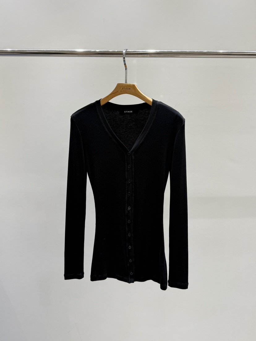 STAGE韓國代購㊣女士新品熱賣時尚人氣休閑真品26春夏長袖T恤STAGE長袖T恤圖色3