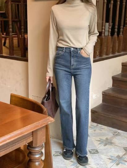 BEE㊣東大門代購女裝新款休閑26春夏真品熱賣推薦時尚牛仔褲BEE牛仔褲