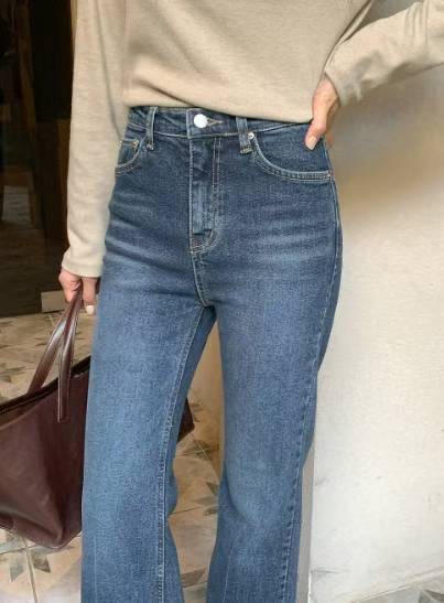 BEE㊣東大門代購女裝新款休閑26春夏真品熱賣推薦時尚牛仔褲BEE牛仔褲