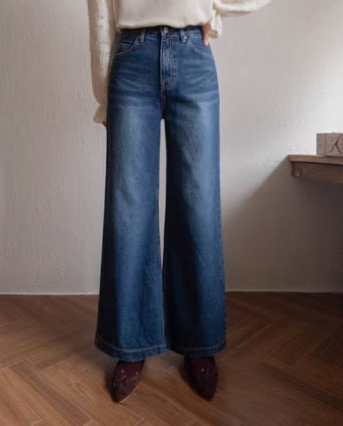 BEE㊣東大門代購女士新款推薦職業人氣真品休閑26春夏牛仔褲BEE牛仔褲圖色1