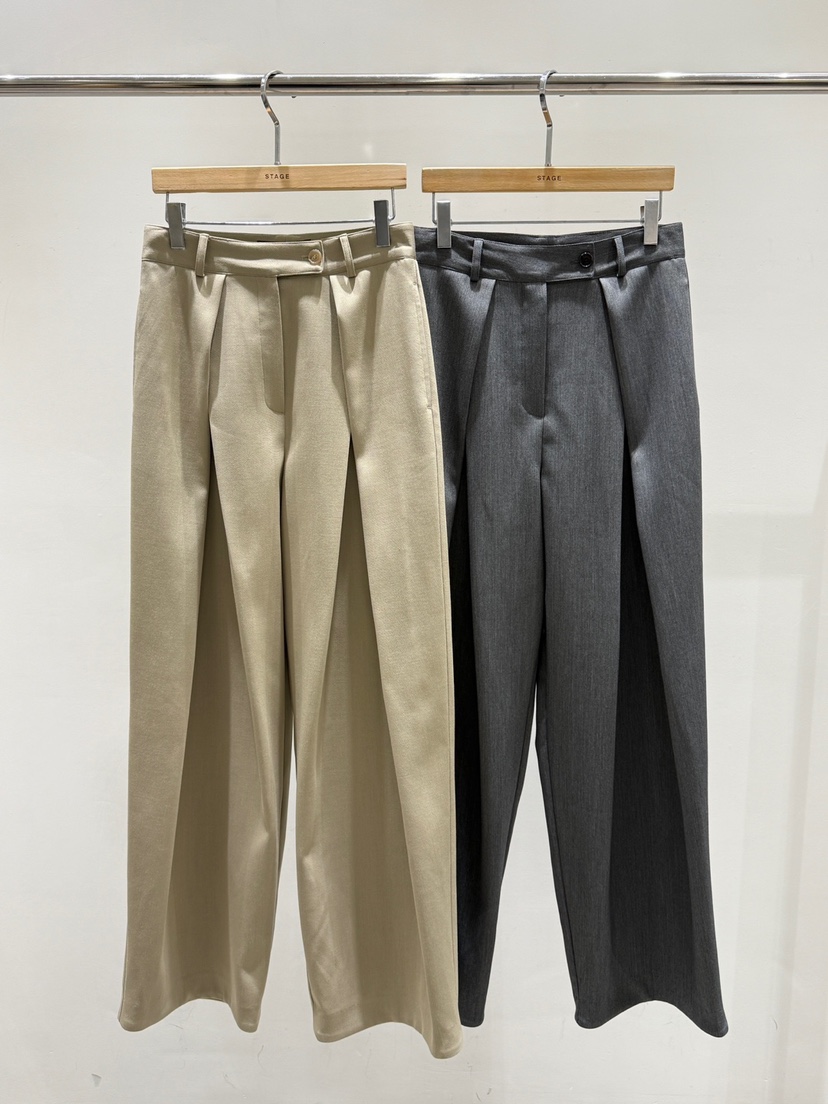 STAGE韓國直郵㊣女士新品真品休閑時尚人氣26春夏職業休閑褲STAGE休閑褲