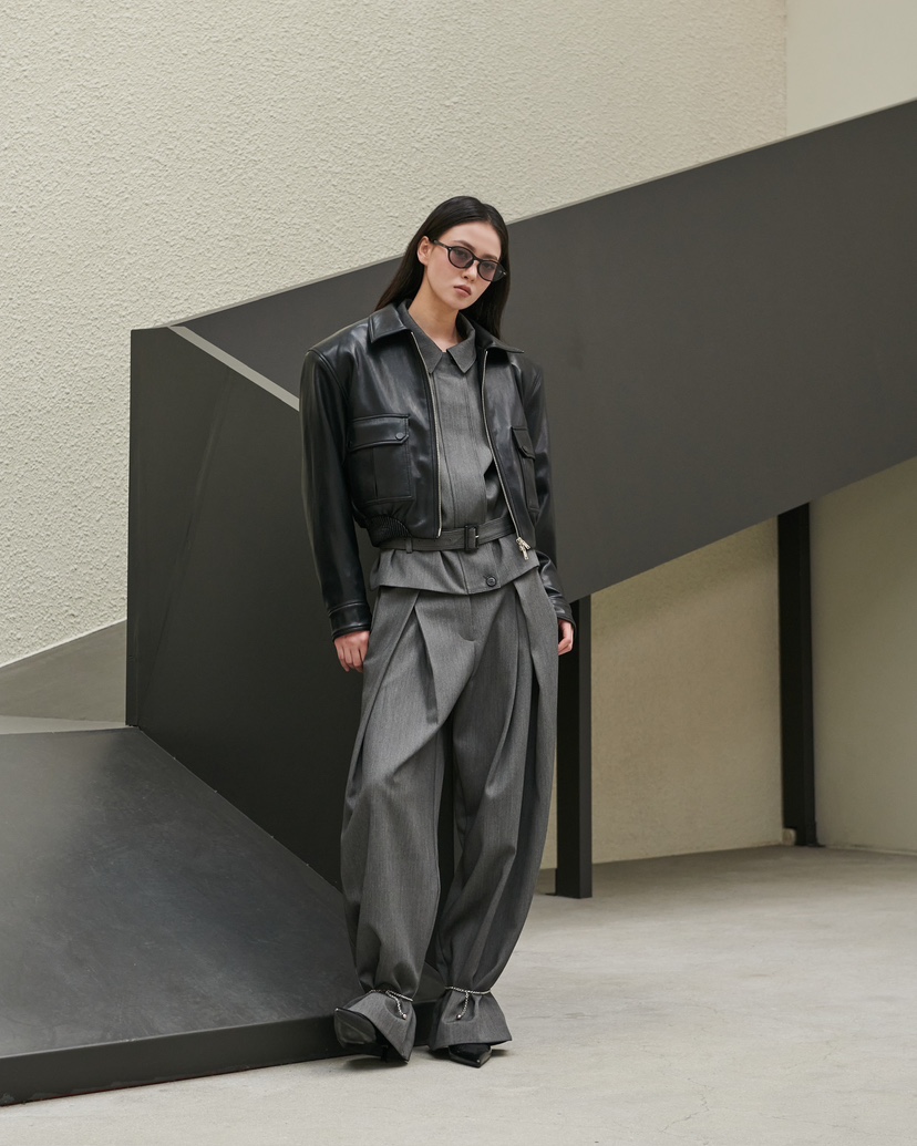 STAGE韓國直郵㊣女士新品真品休閑時尚人氣26春夏職業休閑褲STAGE休閑褲