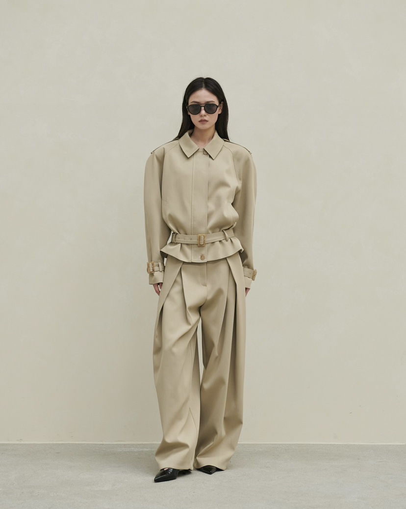 STAGE韓國直郵㊣女士新品真品休閑時尚人氣26春夏職業休閑褲STAGE休閑褲