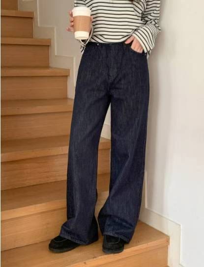 BEE㊣東大門實拍女裝新款推薦職業時尚熱賣休閑26春夏牛仔褲BEE牛仔褲圖色1