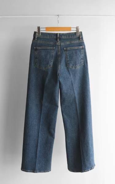 BEE韓國直郵㊣女裝新款熱賣推薦時尚休閑人氣職業真品牛仔褲BEE牛仔褲