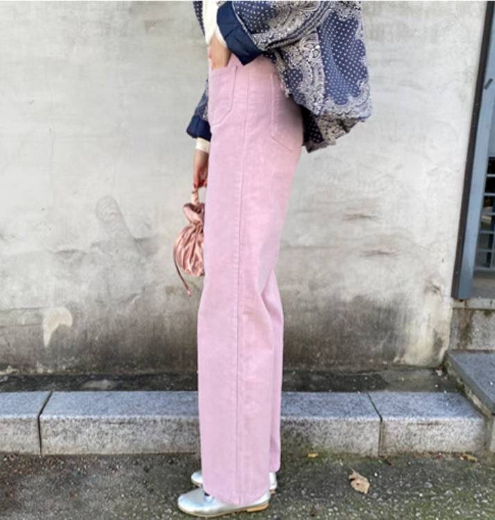 BEE韓國代購㊣女士新品人氣時尚推薦休閑職業真品熱賣牛仔褲BEE牛仔褲