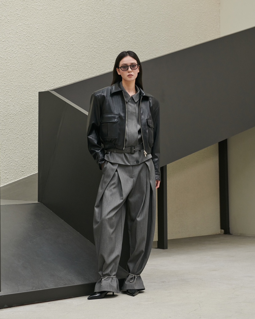 STAGE㊣東大門代購女士新款26春夏熱賣休閑職業時尚人氣夾克STAGE夾克