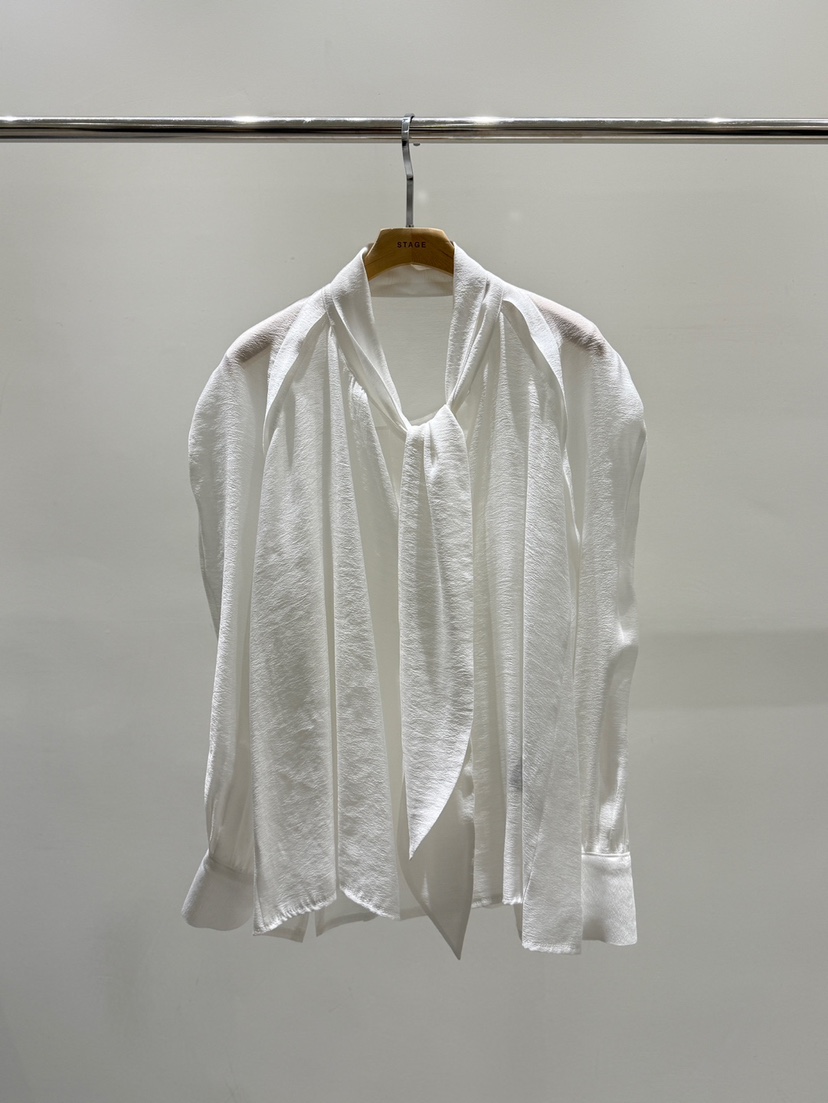 STAGE韓國代購㊣女裝新品真品推薦職業26春夏時尚襯衫蕾絲衫STAGE襯衫/蕾絲衫圖色1