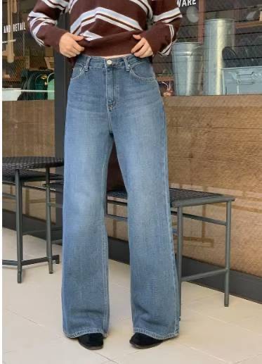 BEE韓國代購㊣女士新品推薦休閑時尚職業人氣26春夏真品牛仔褲BEE牛仔褲