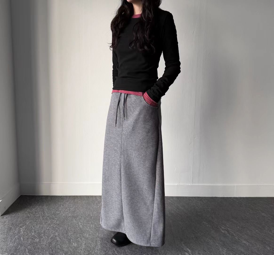 DINO東大門直郵㊣女裝新款26春夏時尚真品休閑推薦職業長裙DINO長裙