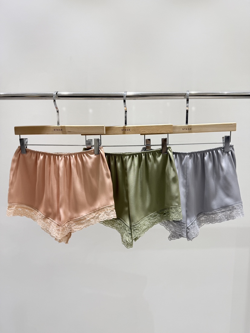 STAGE㊣東大門代購女士新品職業人氣時尚26春夏熱賣短褲蕾絲STAGE短褲