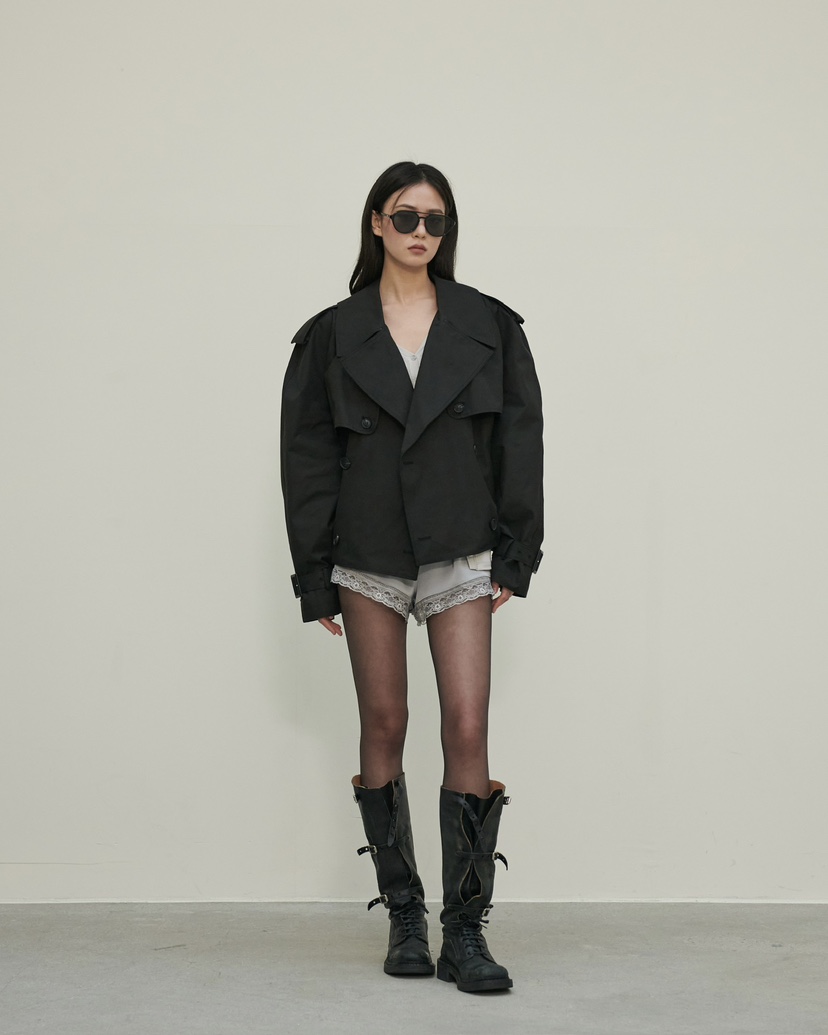 STAGE㊣東大門代購女士新品職業人氣時尚26春夏熱賣短褲蕾絲STAGE短褲