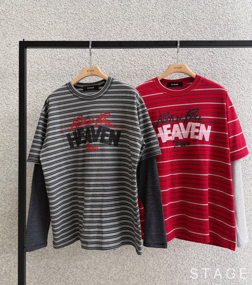 STAGE東大門直郵㊣女裝新品時尚熱賣26春夏真品休閑長袖T恤STAGE長袖T恤