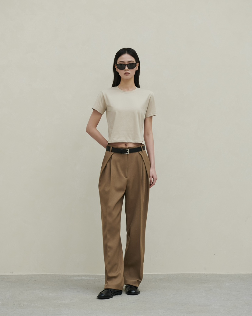 STAGE東大門直郵㊣女裝新款人氣時尚職業休閑真品推薦26春夏T恤STAGET恤