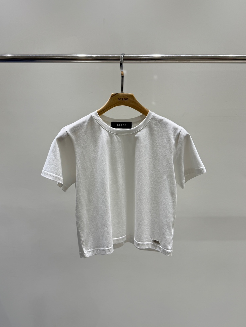 STAGE東大門直郵㊣女裝新款人氣時尚職業休閑真品推薦26春夏T恤STAGET恤圖色1