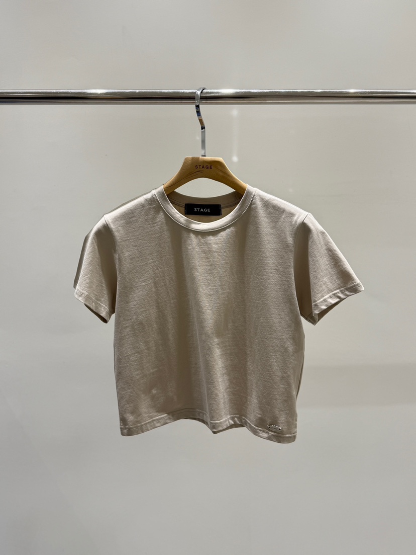 STAGE東大門直郵㊣女裝新款人氣時尚職業休閑真品推薦26春夏T恤STAGET恤圖色2
