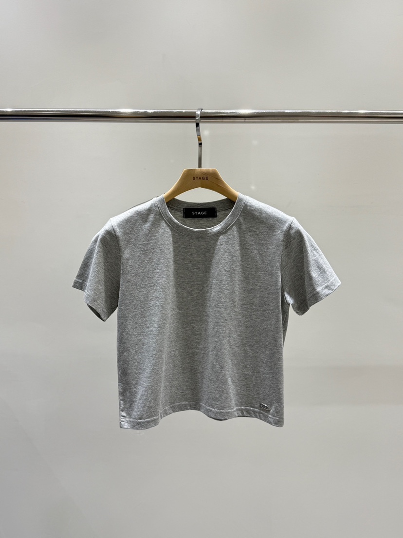 STAGE東大門直郵㊣女裝新款人氣時尚職業休閑真品推薦26春夏T恤STAGET恤圖色3