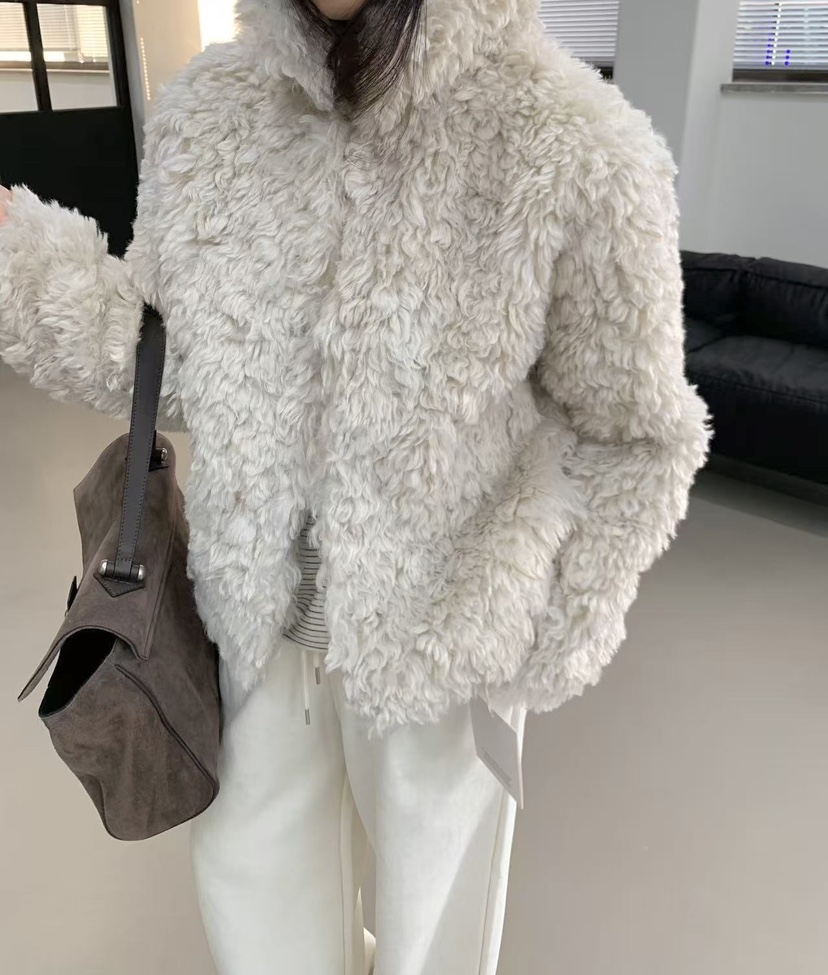 J CRANE-A㊣東大門代購女裝新品26春夏時尚推薦短款大衣羊毛J CRANE短款大衣