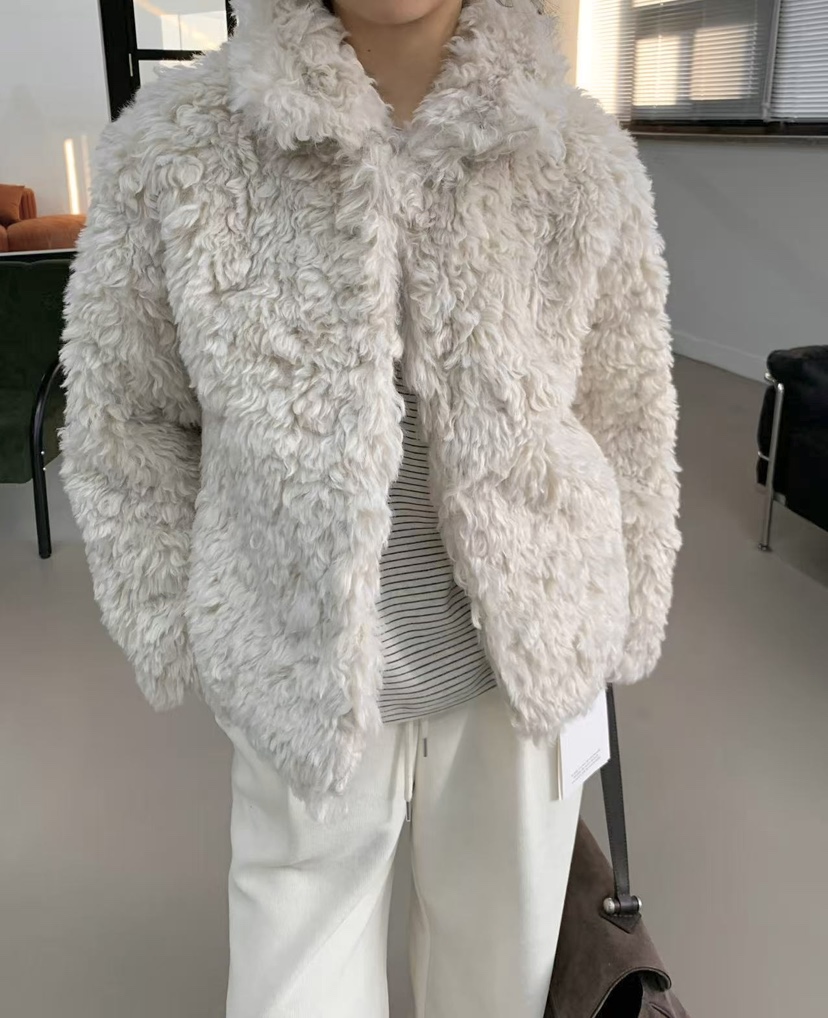 J CRANE-A㊣東大門代購女裝新品26春夏時尚推薦短款大衣羊毛J CRANE短款大衣