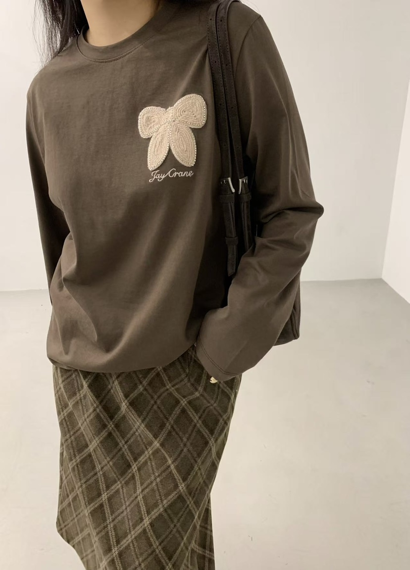 J CRANE-A㊣東大門代購女裝新品真品人氣推薦熱賣長袖T恤J CRANE長袖T恤圖色2