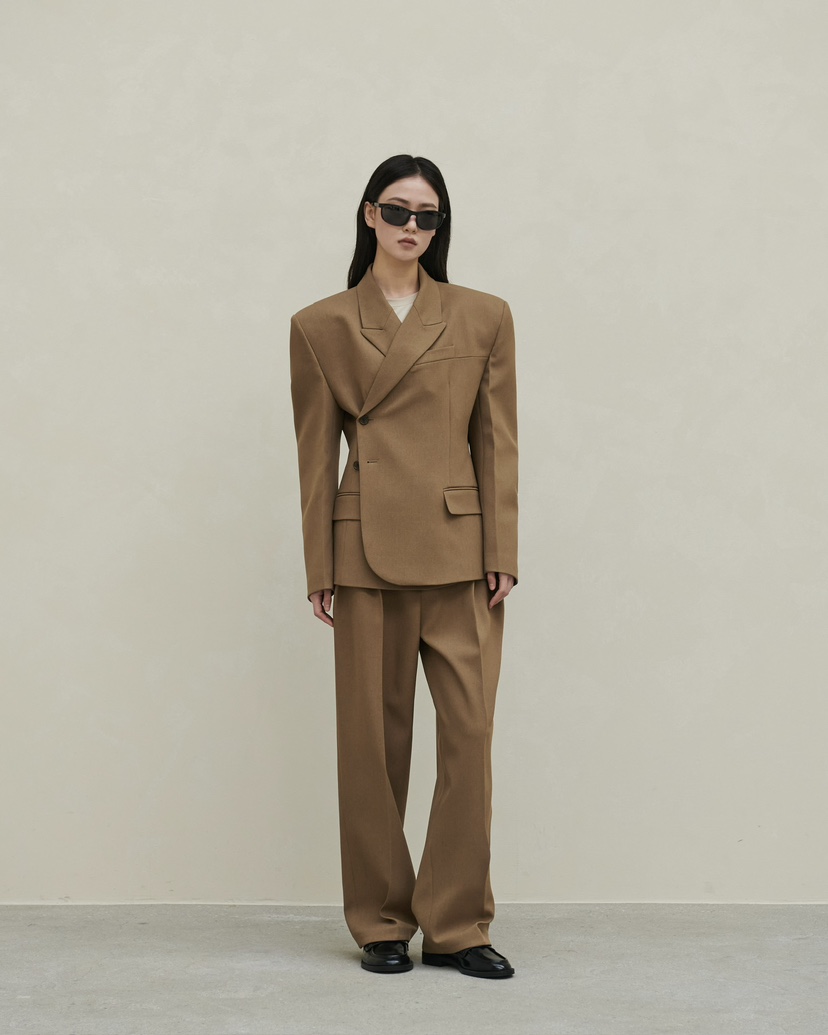 STAGE㊣東大門實拍女士新款休閑熱賣推薦26春夏真品職業夾克STAGE夾克