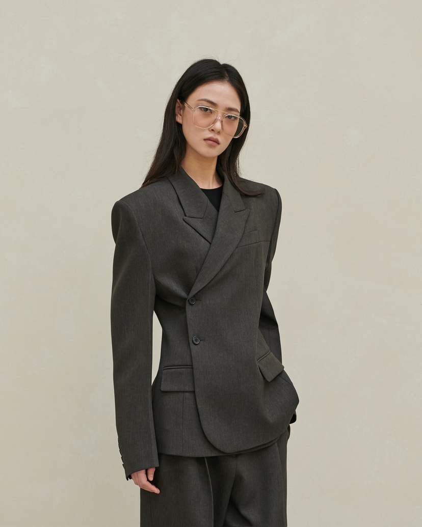 STAGE㊣東大門實拍女士新款休閑熱賣推薦26春夏真品職業夾克STAGE夾克