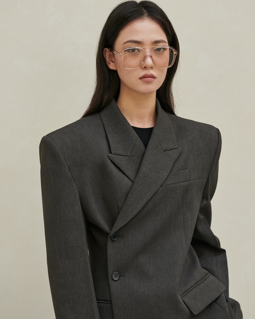 STAGE㊣東大門實拍女士新款休閑熱賣推薦26春夏真品職業夾克STAGE夾克