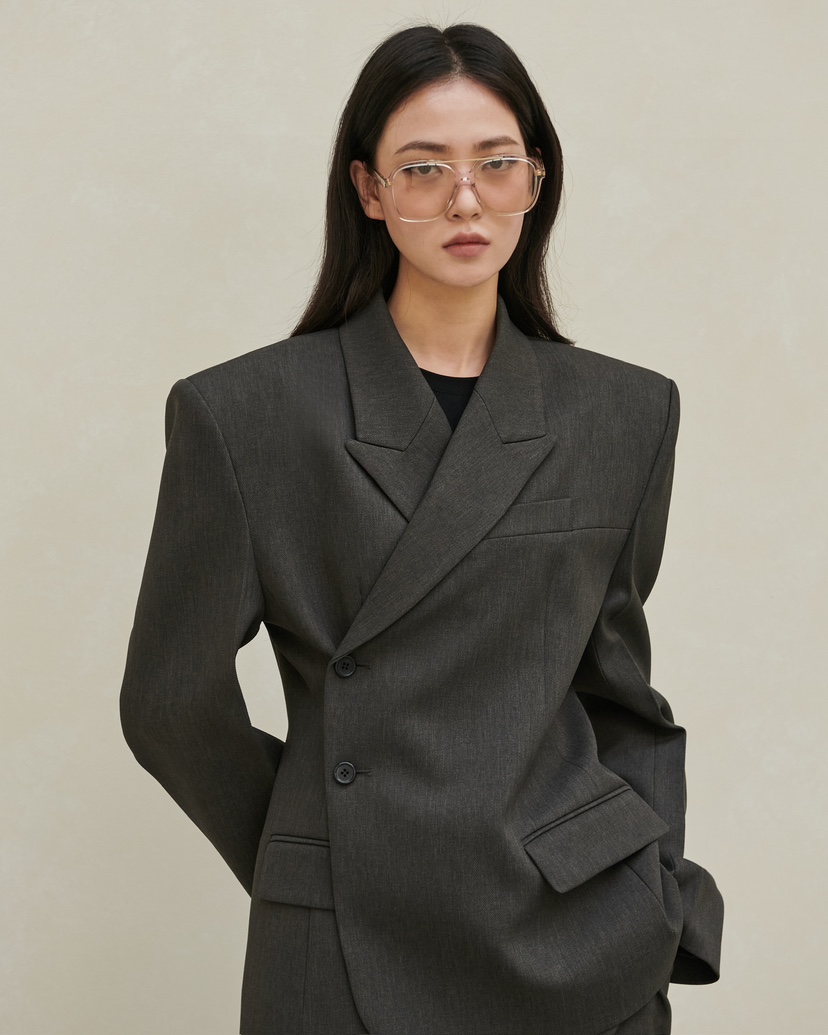 STAGE㊣東大門實拍女士新款休閑熱賣推薦26春夏真品職業夾克STAGE夾克