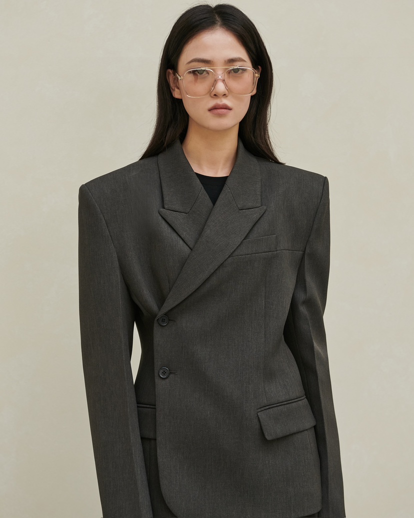 STAGE㊣東大門實拍女士新款休閑熱賣推薦26春夏真品職業夾克STAGE夾克