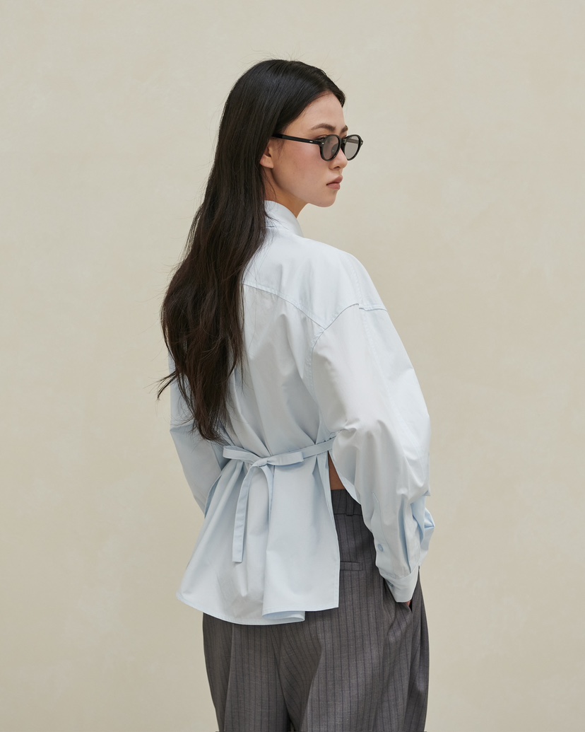 STAGE韓國直郵㊣女裝新品休閑真品熱賣推薦人氣時尚襯衫蕾絲衫STAGE襯衫/蕾絲衫