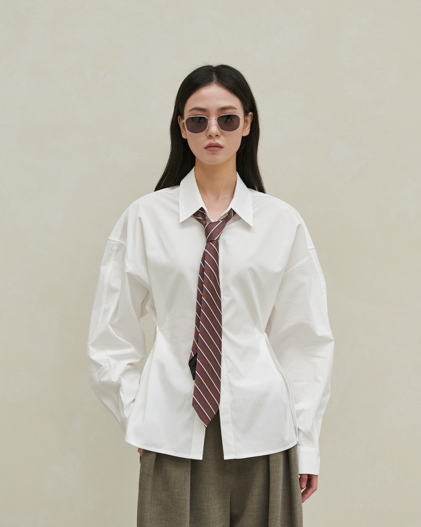 STAGE韓國直郵㊣女裝新品休閑真品熱賣推薦人氣時尚襯衫蕾絲衫STAGE襯衫/蕾絲衫