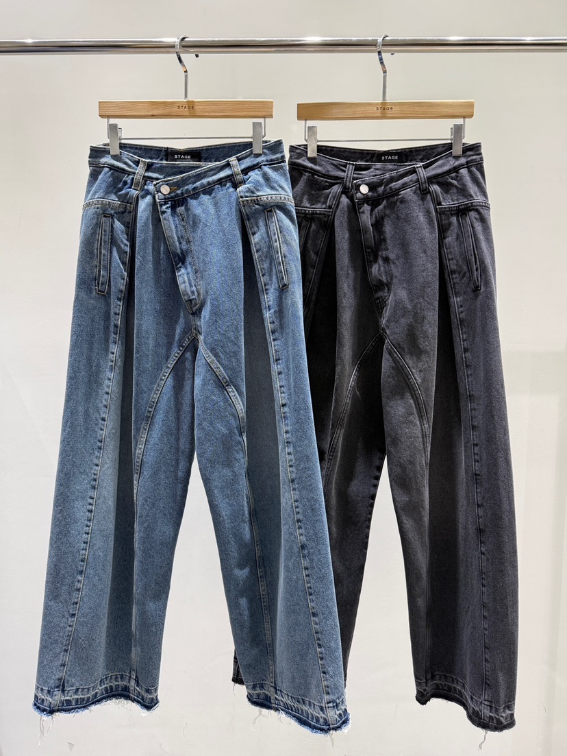 STAGE㊣東大門實拍女士新品熱賣時尚推薦26春夏真品休閑牛仔褲STAGE牛仔褲