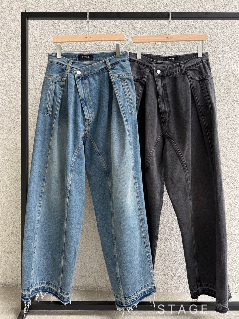 STAGE㊣東大門實拍女士新品熱賣時尚推薦26春夏真品休閑牛仔褲STAGE牛仔褲