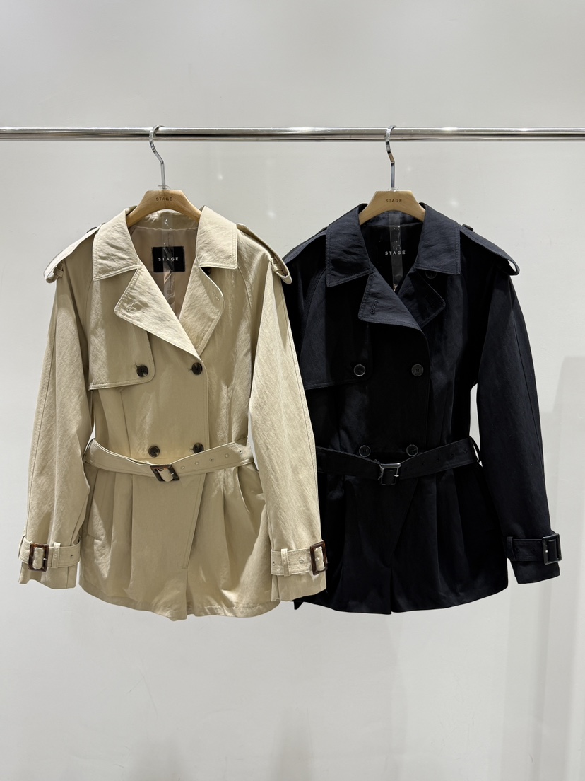 STAGE㊣東大門實拍女裝新品時尚真品熱賣職業休閑連體褲含腰帶STAGE連體褲