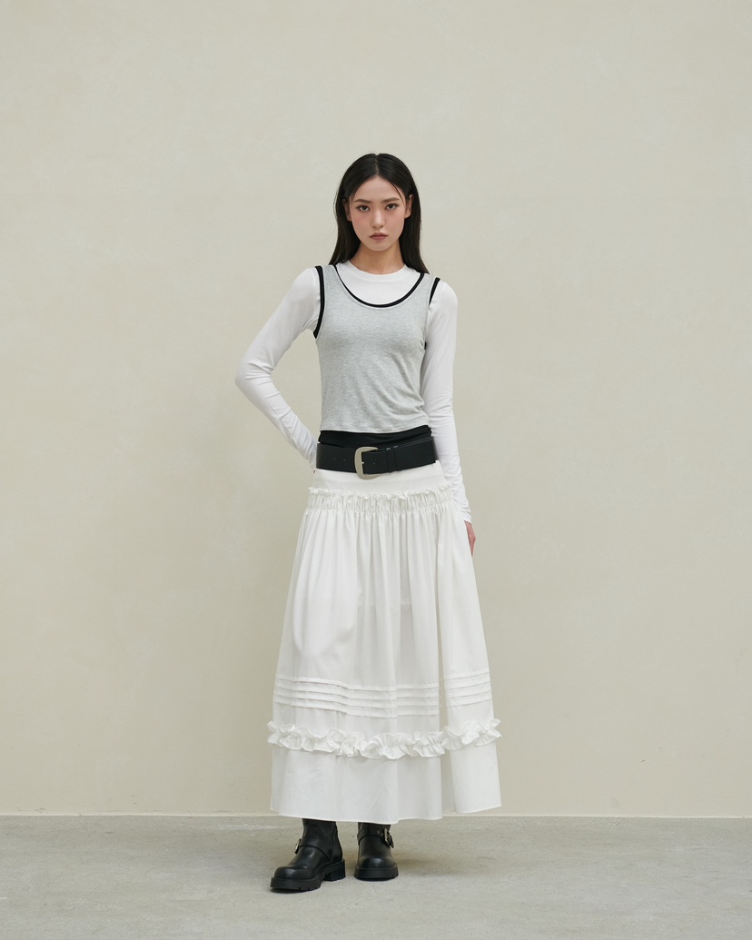 STAGE㊣東大門代購女裝新品時尚職業真品休閑推薦熱賣人氣長裙STAGE長裙