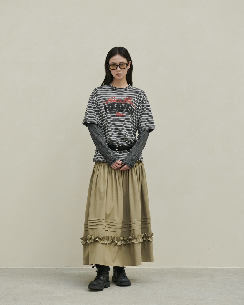 STAGE㊣東大門代購女裝新品時尚職業真品休閑推薦熱賣人氣長裙STAGE長裙