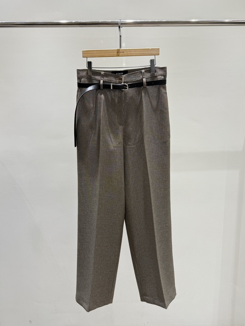 STAGE㊣東大門實拍女士新品真品職業推薦人氣26春夏休閑休閑褲STAGE休閑褲圖色1