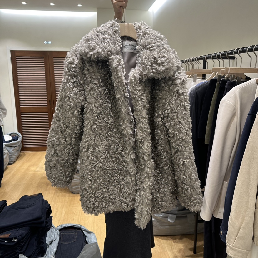 GILLI韓國代購㊣女士新款時尚26春夏職業推薦人氣休閑短款大衣GILLI短款大衣圖色1